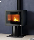 Poêle à granulés QUASIMODO UP - Acier Noir - 9,3 kW
